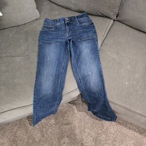 Maurices Flare & Wide Leg Blue Jeans